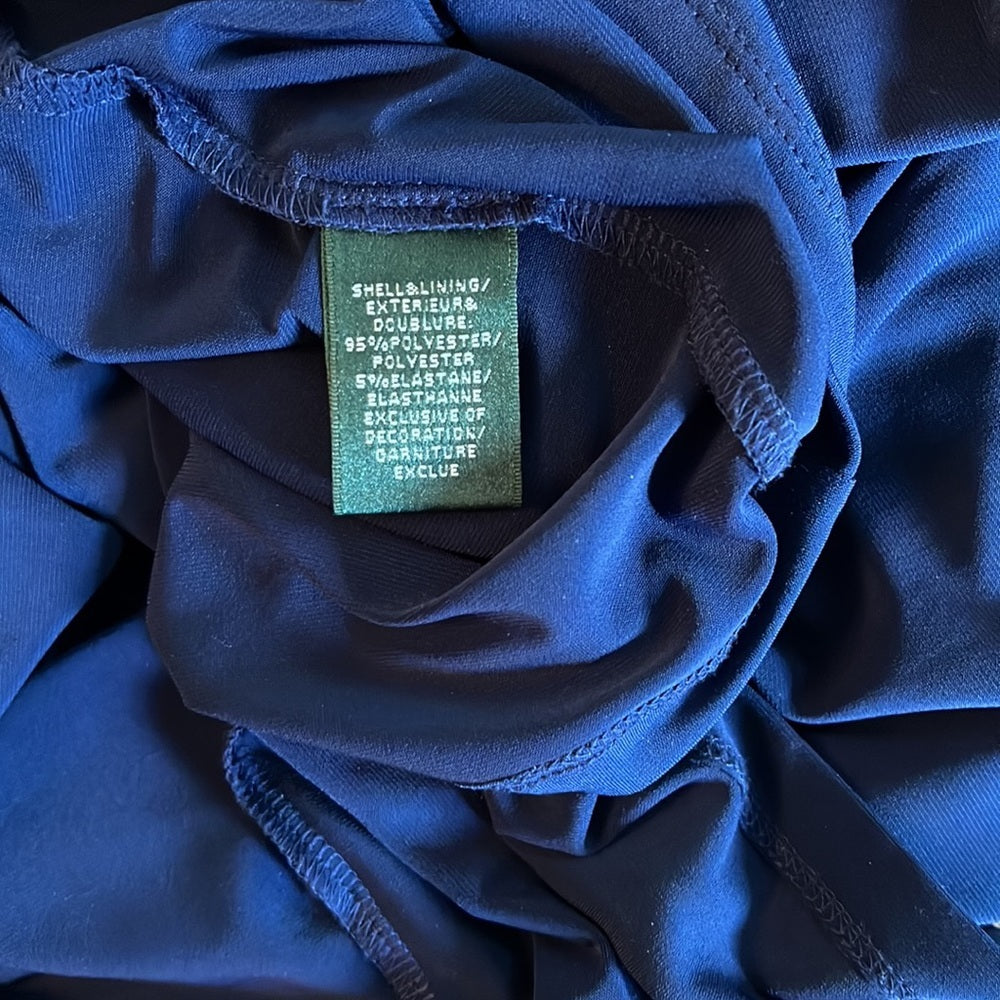 RALPH Lauren blue cocktail dress size 14
