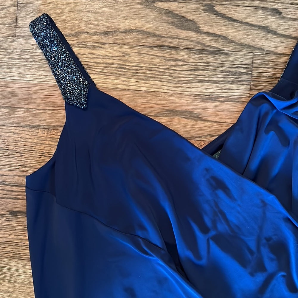 RALPH Lauren blue cocktail dress size 14