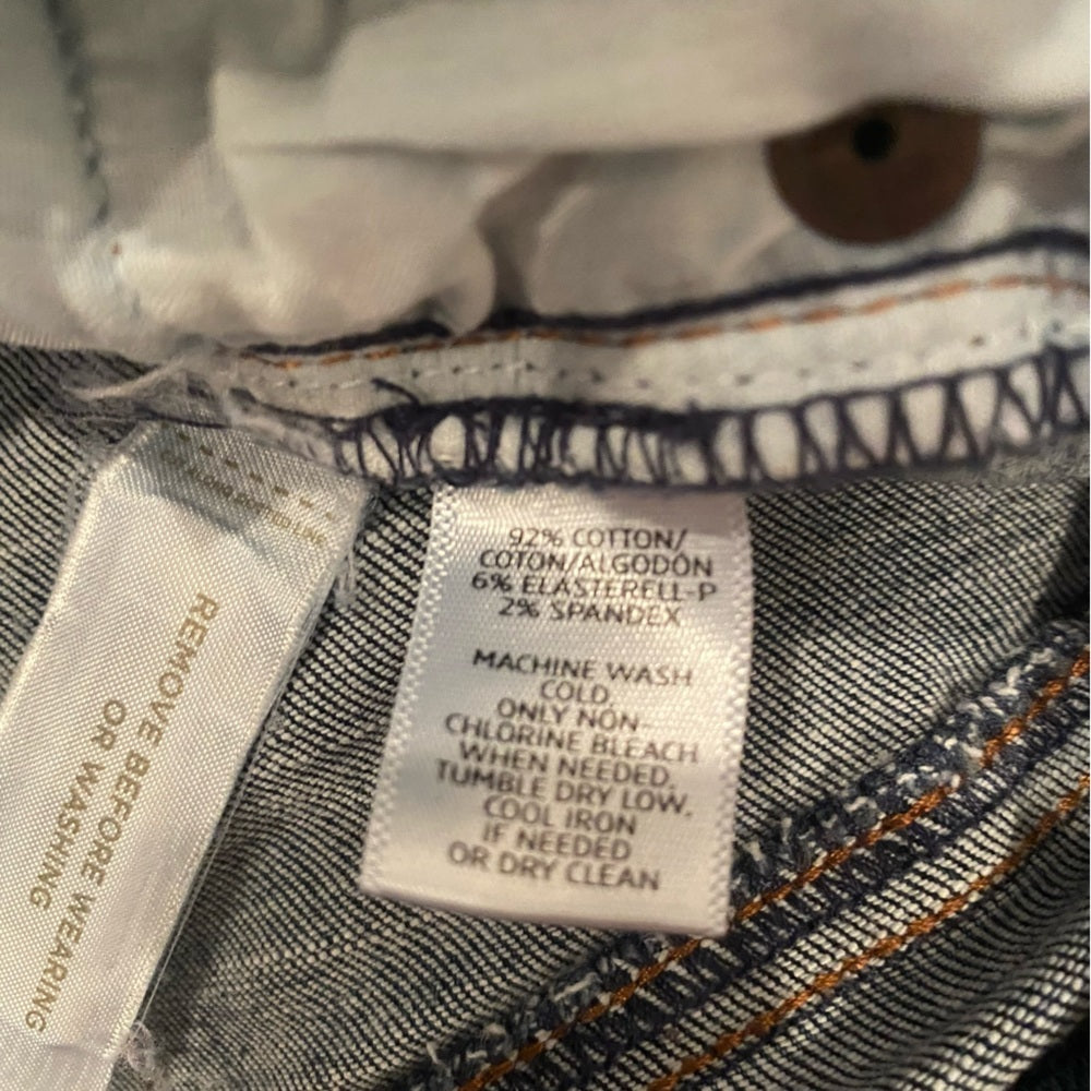 Loft Women’s Jeans with Ripped Ankle Size 32