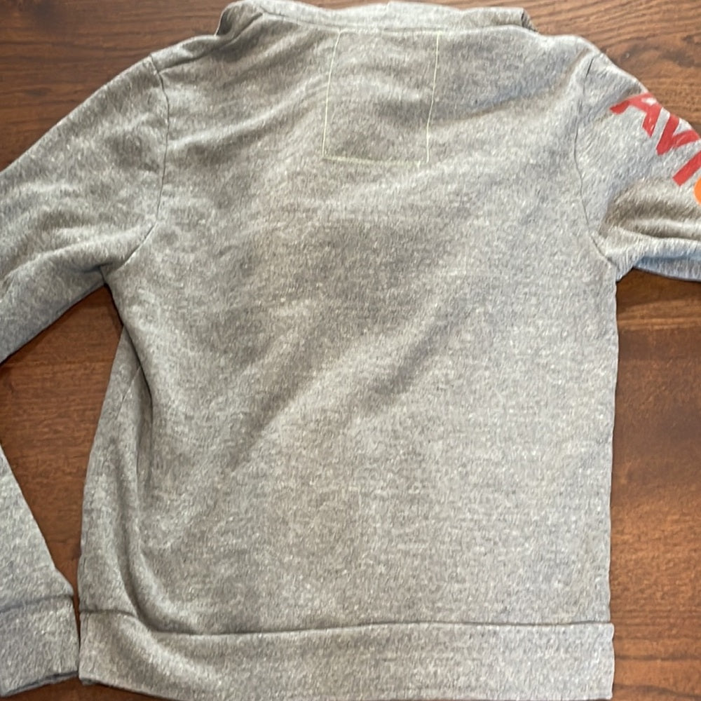 Aviator Nation Women’s Grey Hooded Sweatshirt Size Small