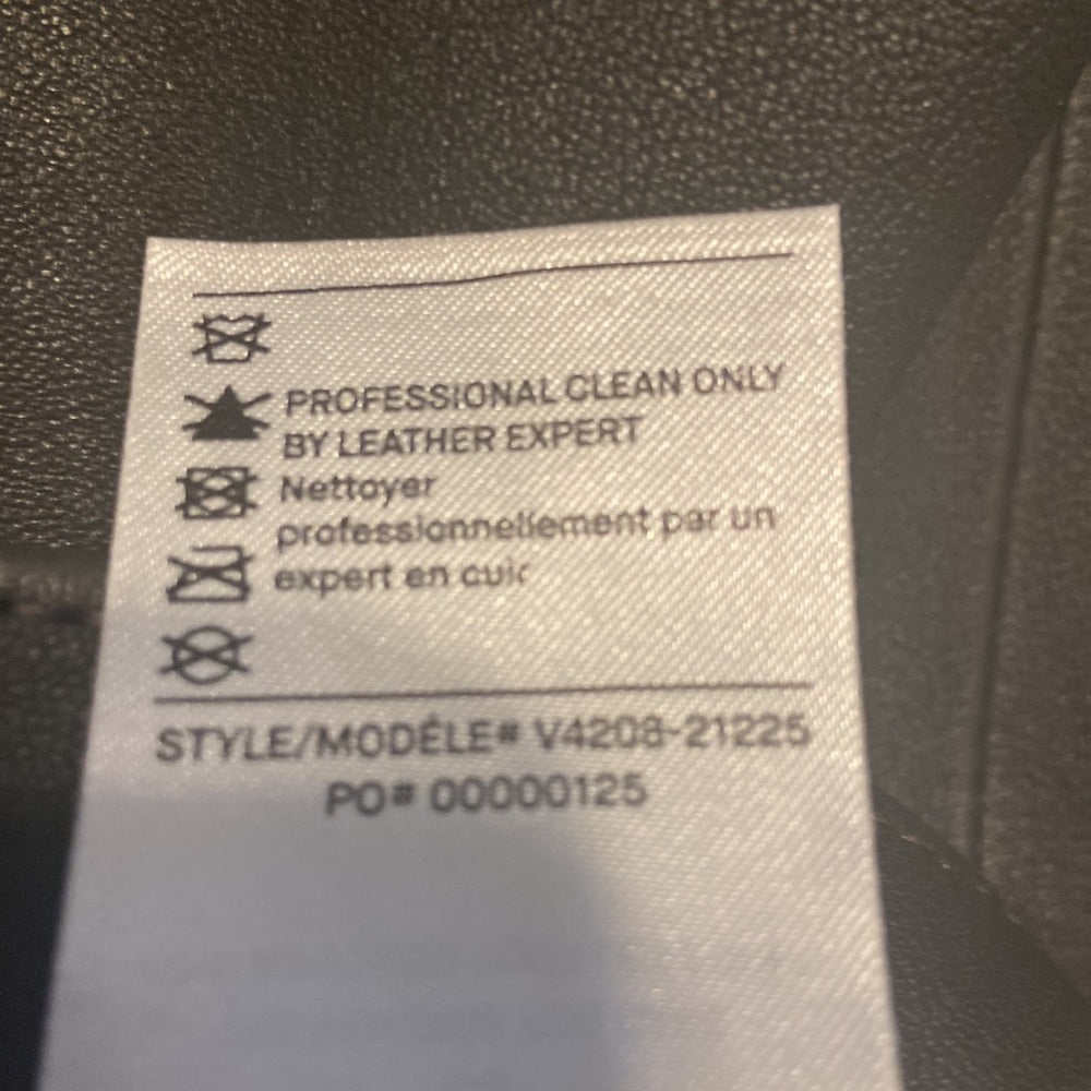 Women’s Vince grey leather pants. Size XS
