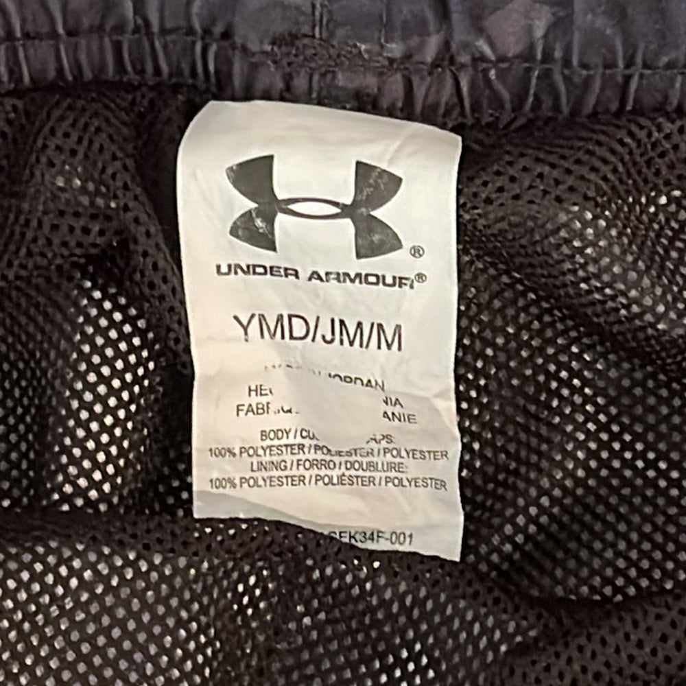 Under Armour Boys Black Camo Bathing Suit Size Medium