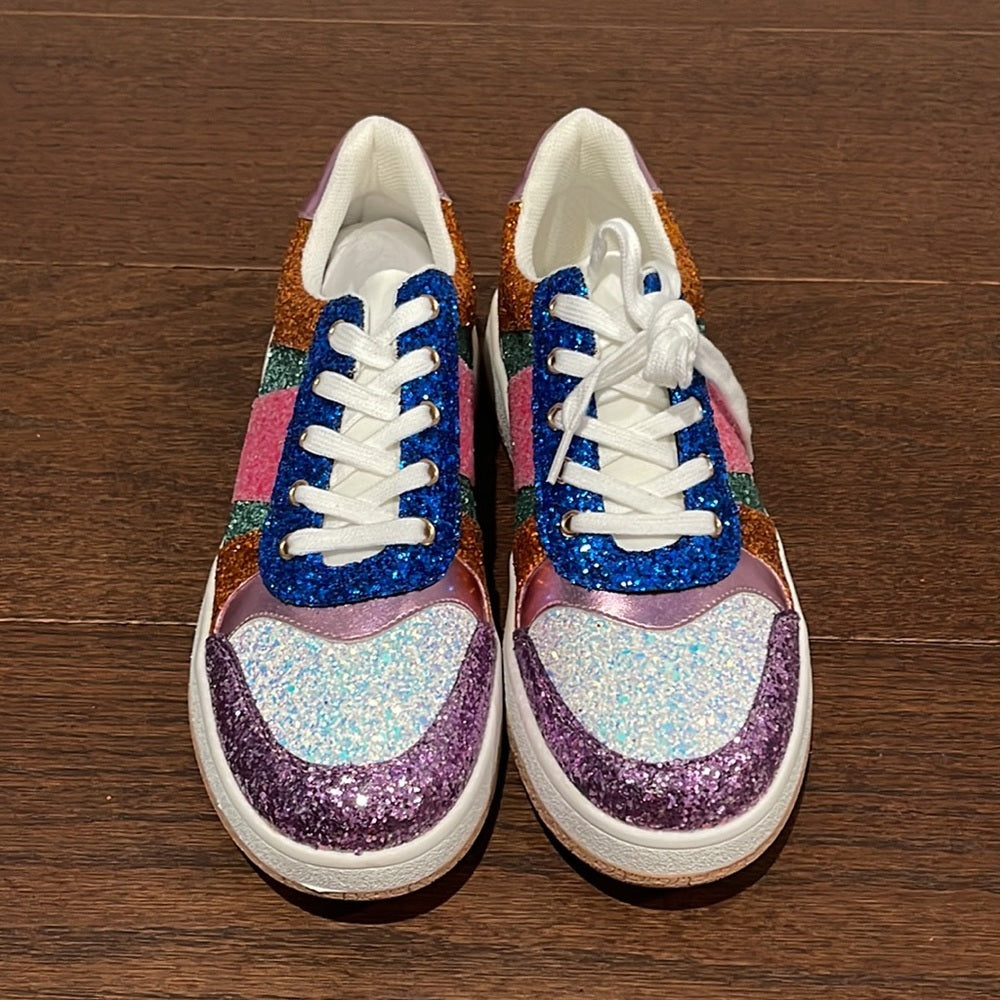 Cape Robbin Women’s Sparkle Sneakers Size 9