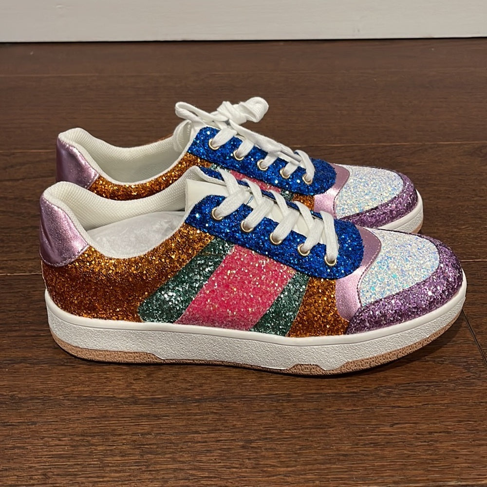 Cape Robbin Women’s Sparkle Sneakers Size 9