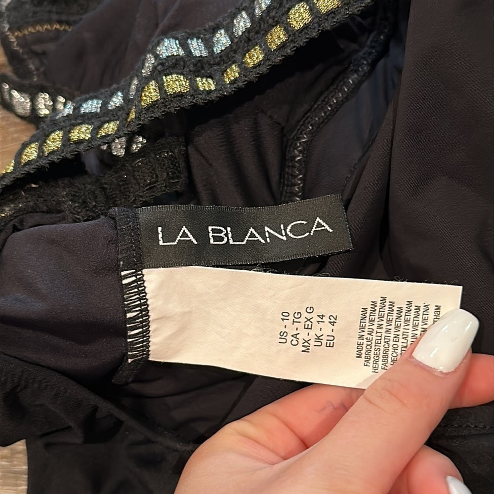 LA Blanca Women’s Sparkly Bathing Suit - Size 10