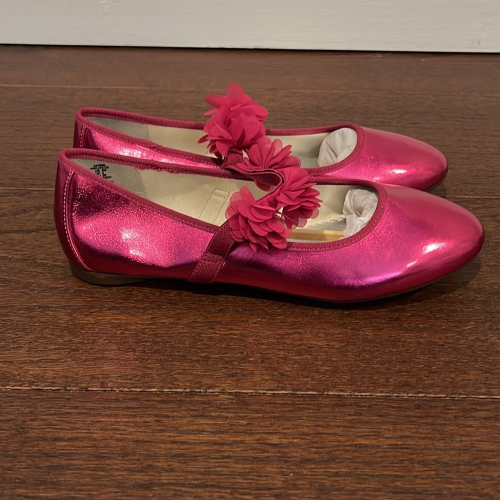 NWT Lands End Women’s Pink Ballet Flats Size 6