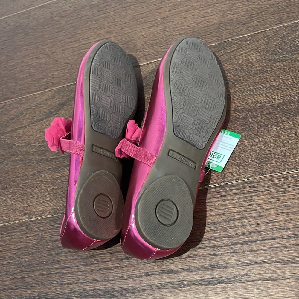 NWT Lands End Women’s Pink Ballet Flats Size 6
