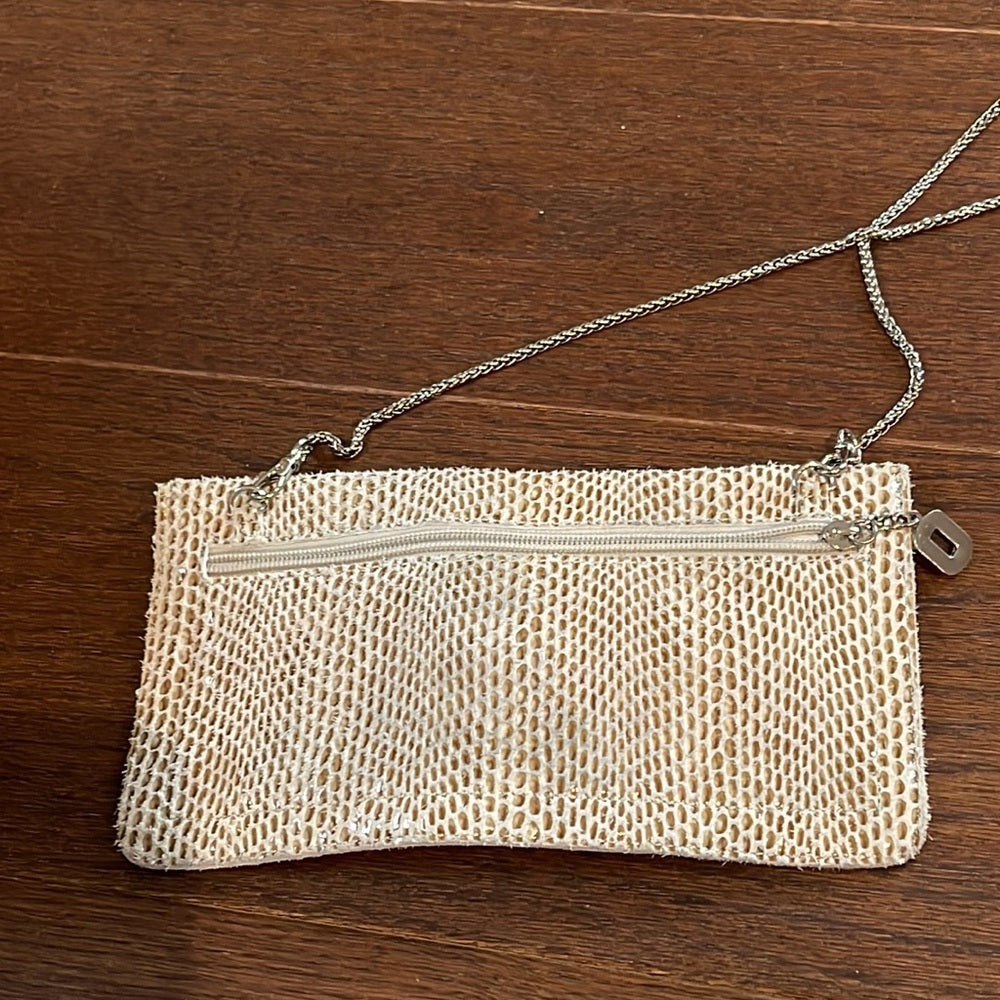Sorial Brown and Beige Shoulder or Clutch Bag