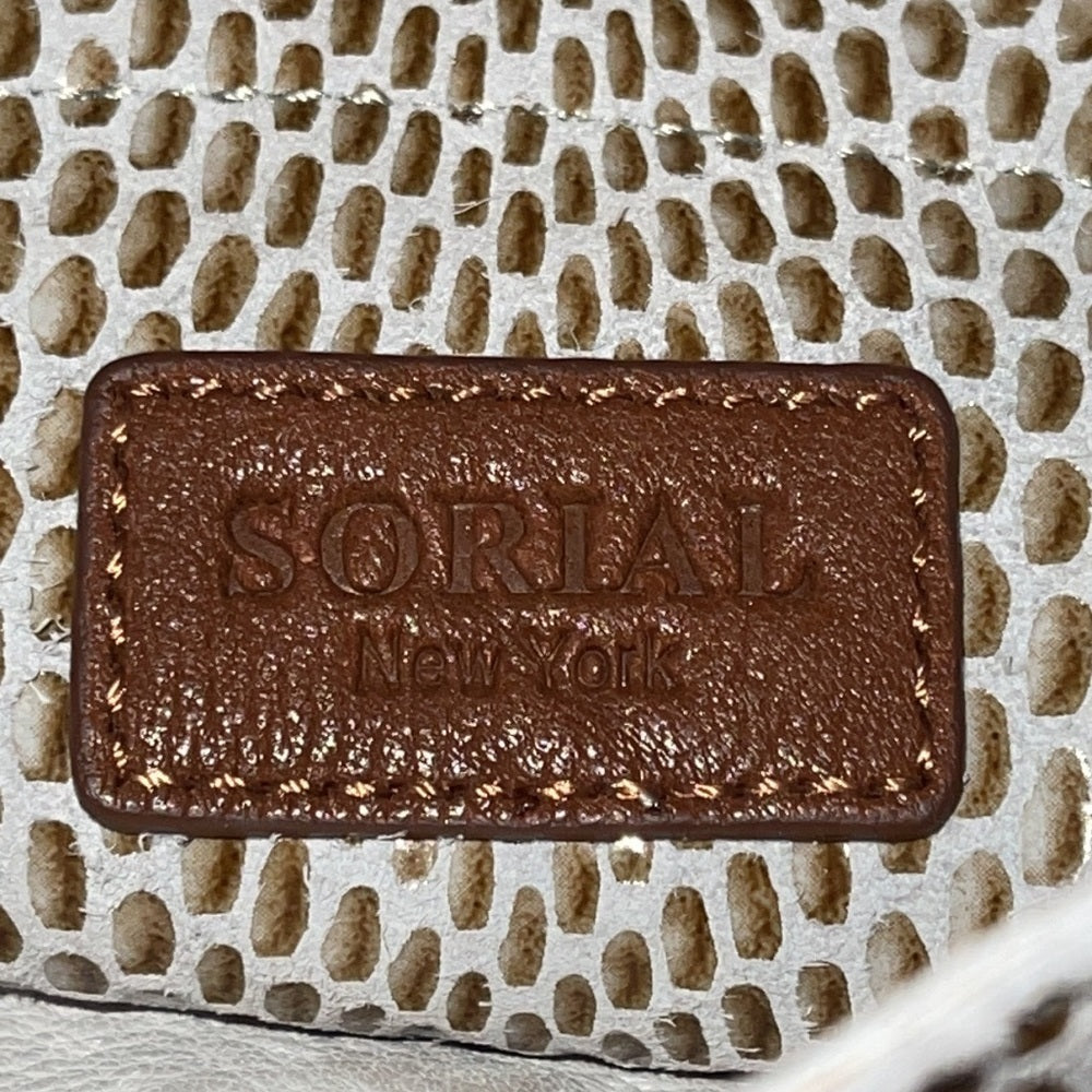 Sorial Brown and Beige Shoulder or Clutch Bag