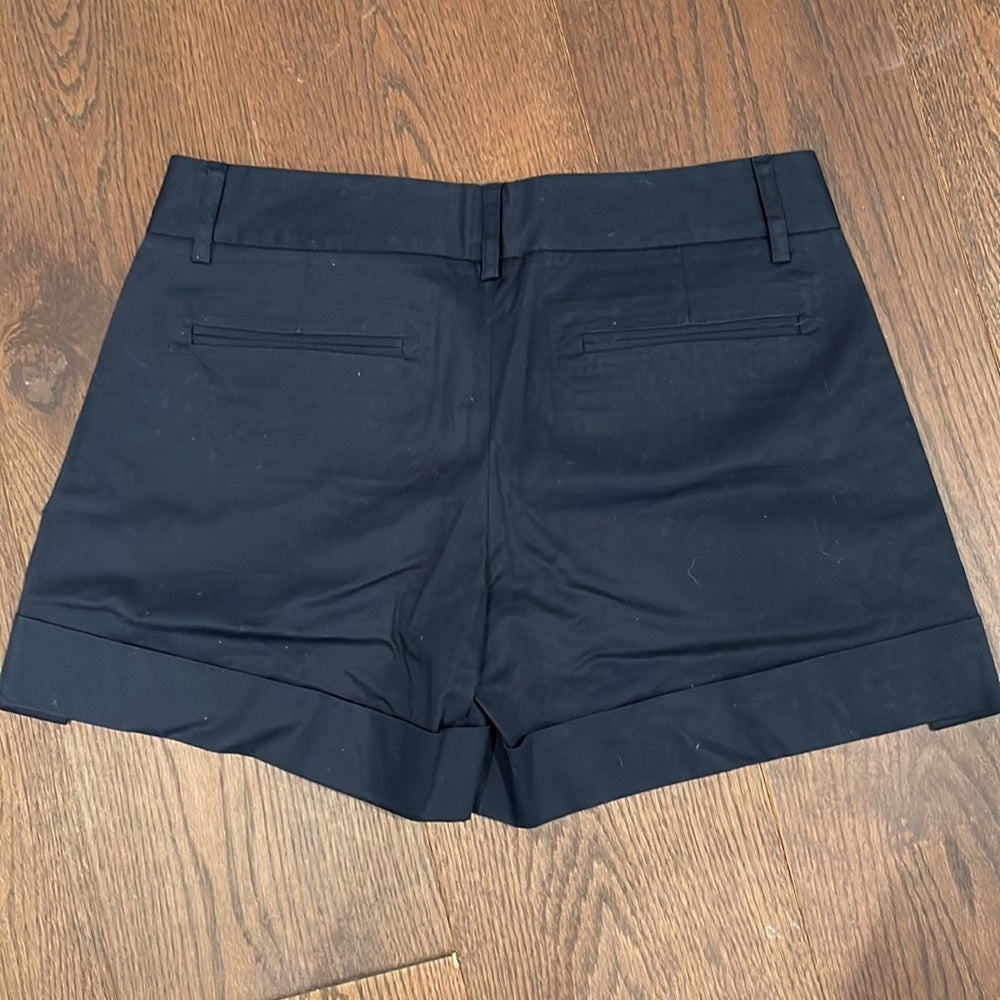 Theory Chino Navy Shorts Size 6