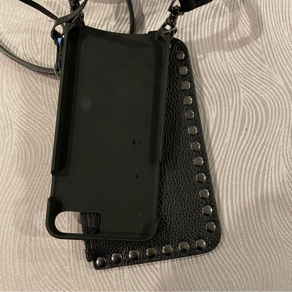 Bandolier Black Zipper Wallet Pouch and Apple IPhone 8 Case