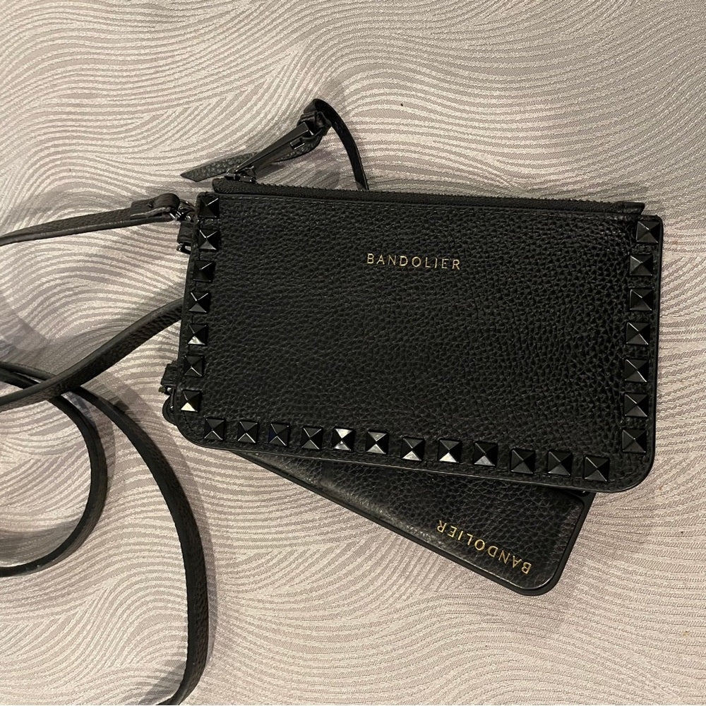 Bandolier Black Zipper Wallet Pouch and Apple IPhone 8 Case