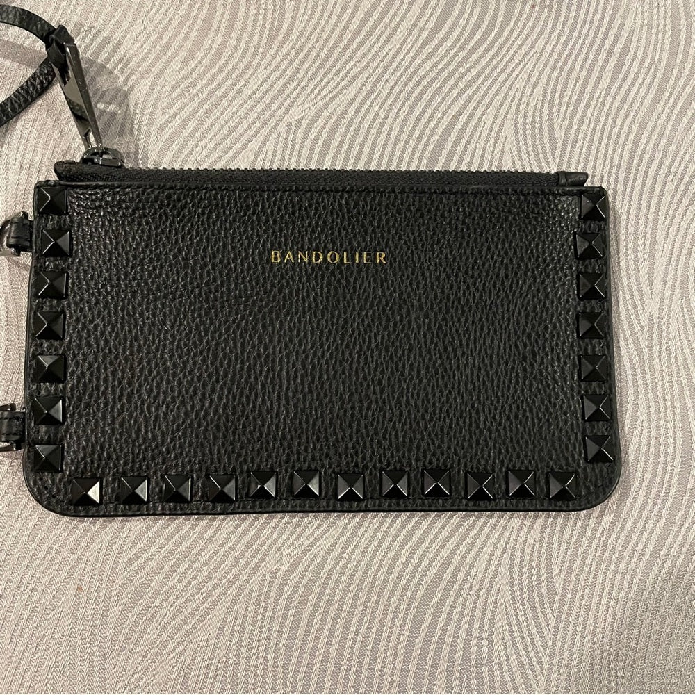 Bandolier Black Zipper Wallet Pouch and Apple IPhone 8 Case