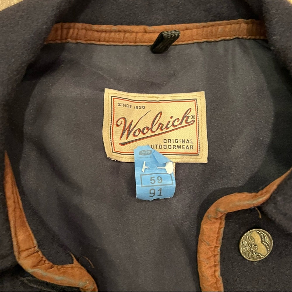 Woolrich Women’s Navy Wool Jacket Size Large