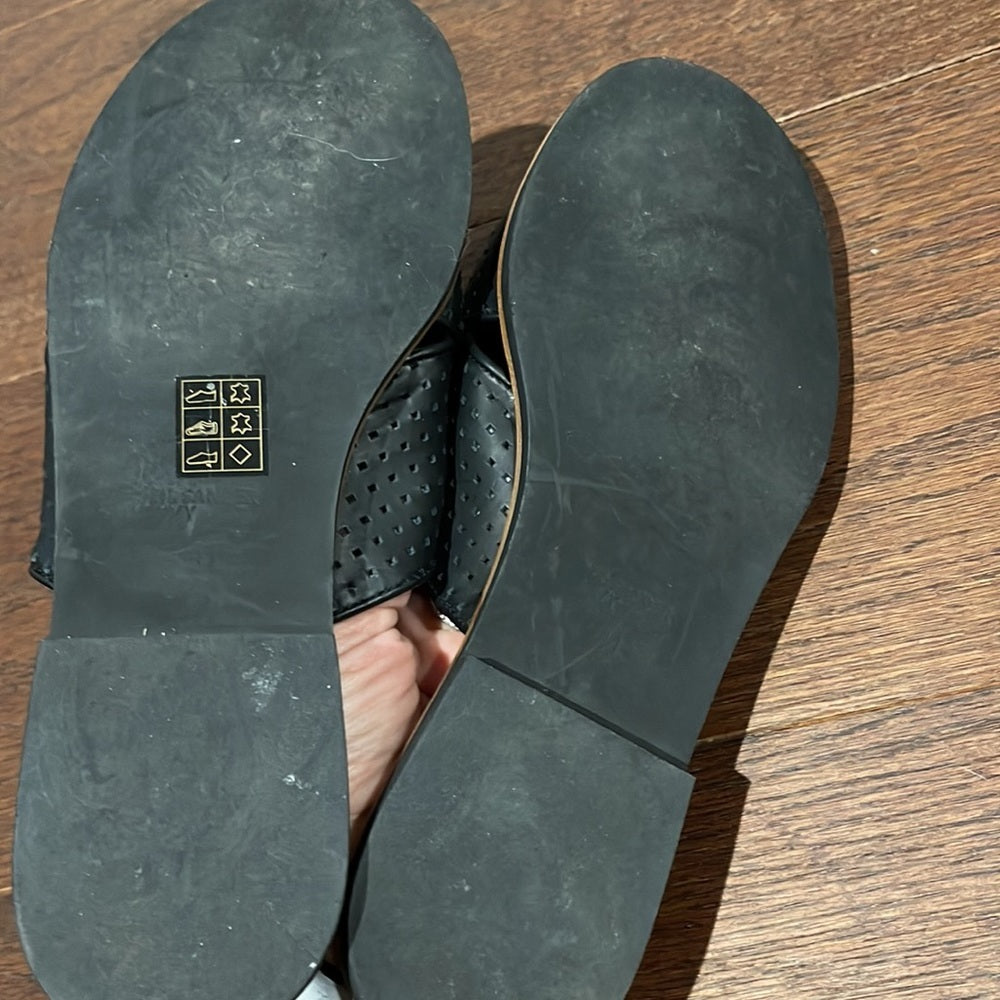 Jill Sandler Women’s Black Perforated Sandals Size 41 / 11