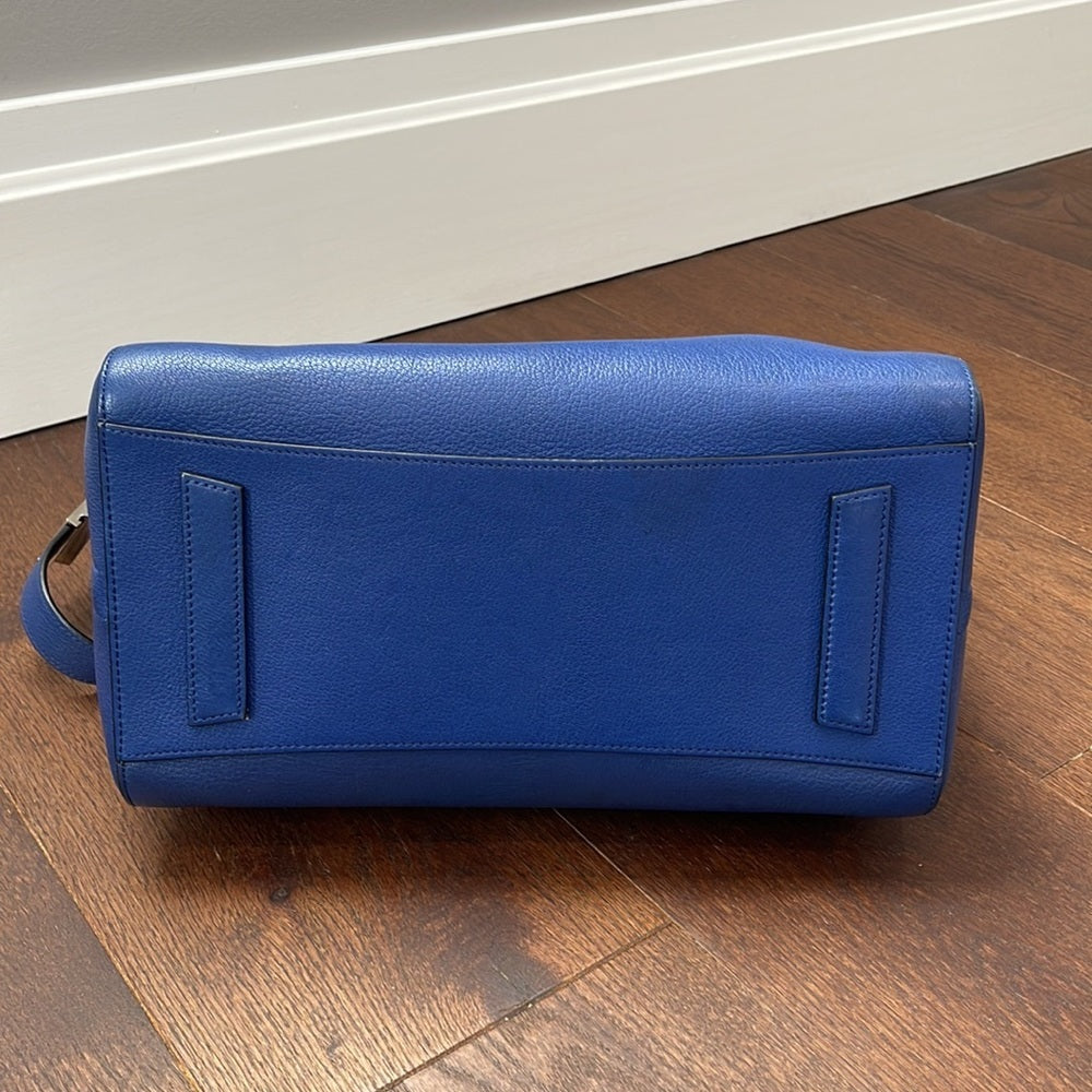 Givenchy Cobalt Blue Antigona Medium Grained Leather Bag Tote and Shoulder Bag