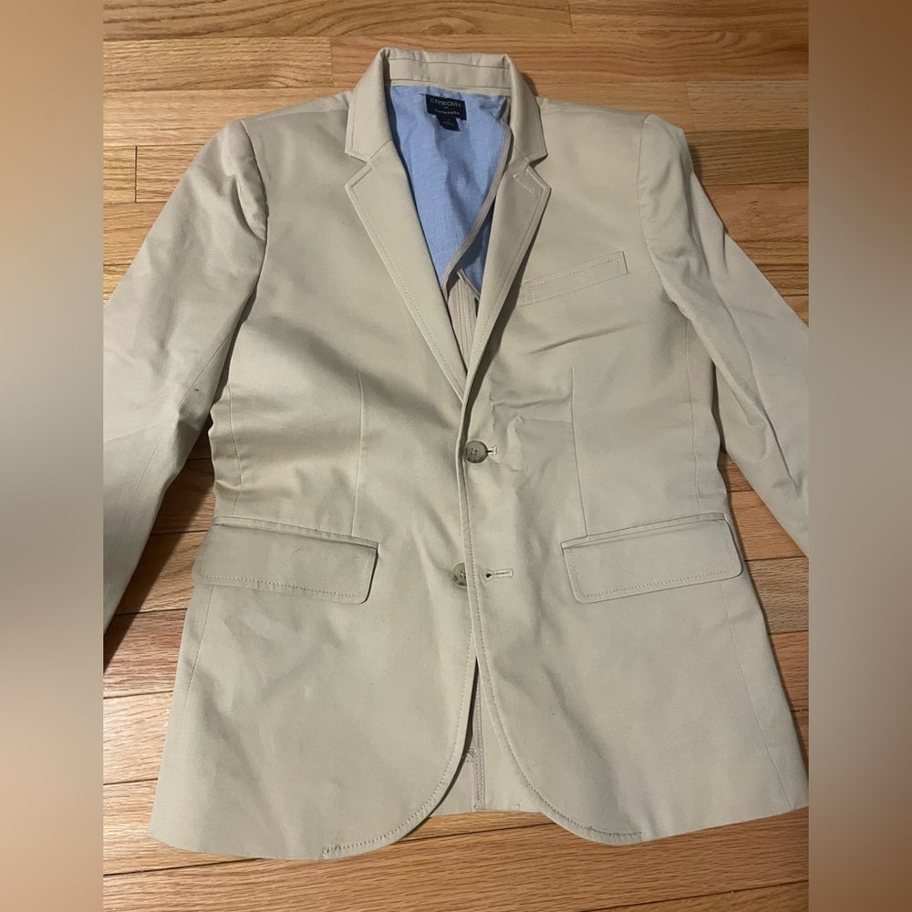 Crewcuts Thompson Beige Blazer Jacket Size 12