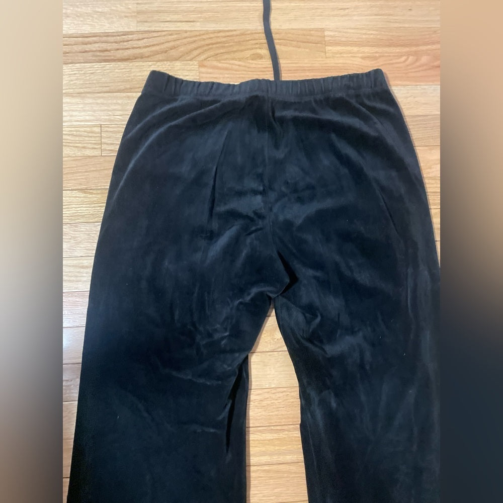 VINCE Black Velvet Pants Size Large