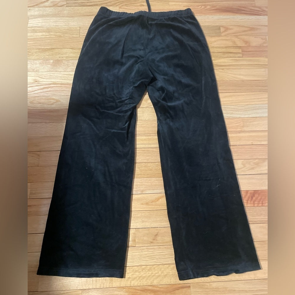 VINCE Black Velvet Pants Size Large