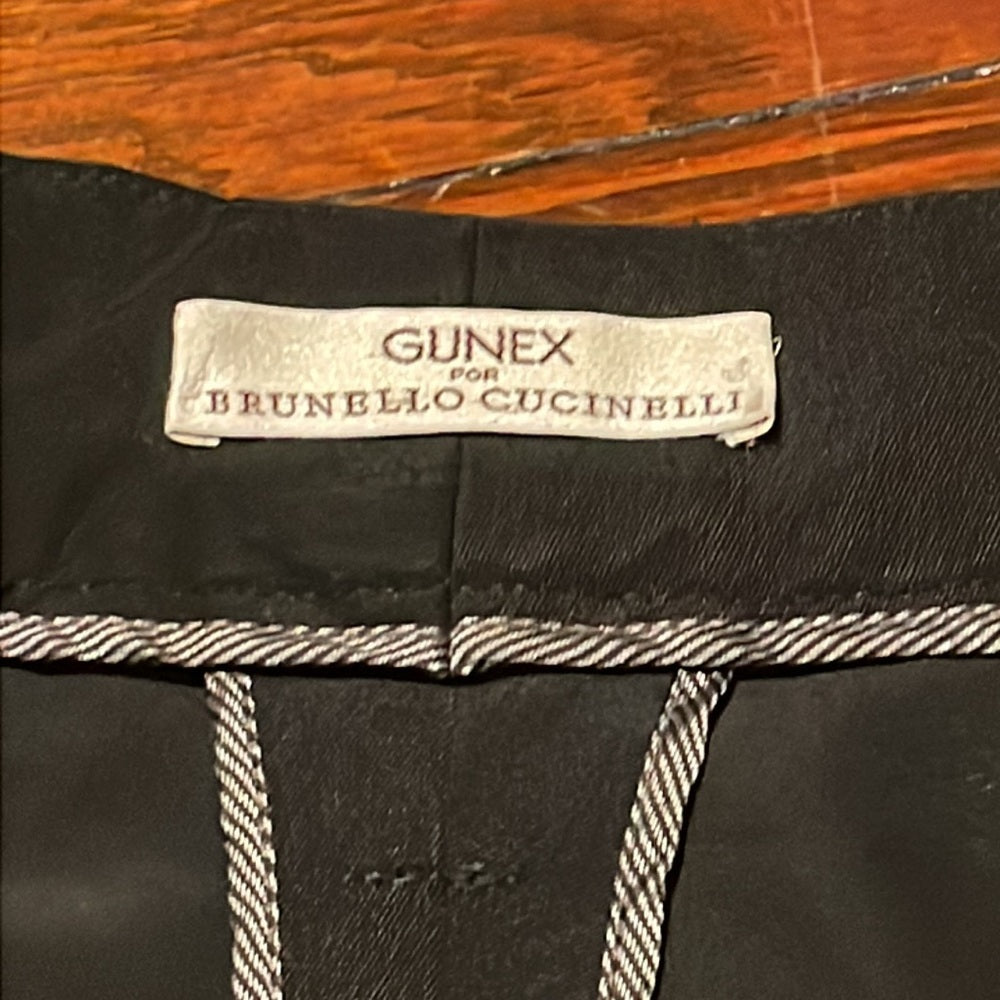 Gunex for Brunello Cucinelli Women’s Black Pants Size 10