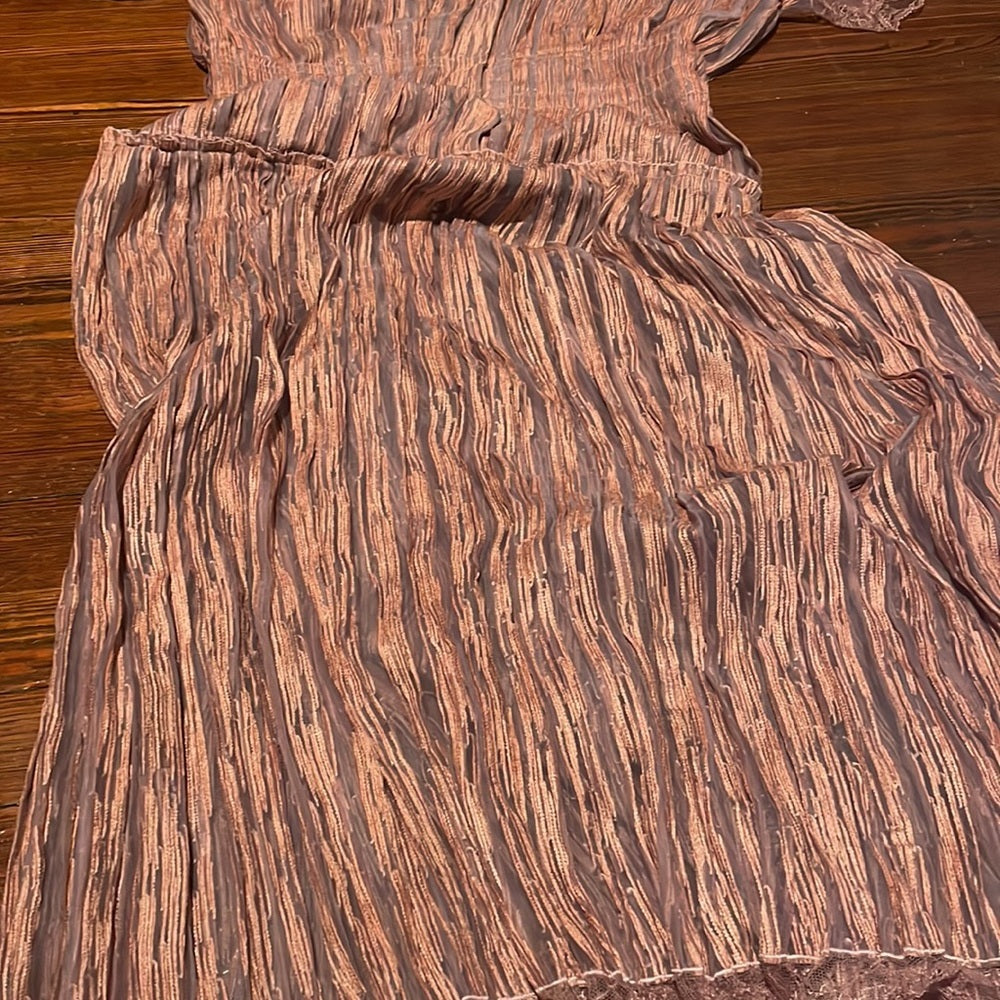 Bottega Veneta Women’s Pink and Sheer Dress Size 42 / 6-8