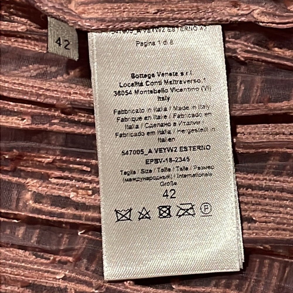 Bottega Veneta Women’s Pink and Sheer Dress Size 42 / 6-8