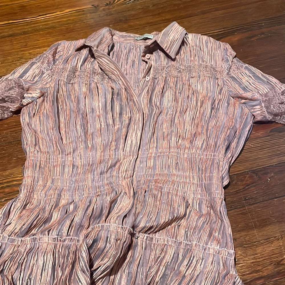 Bottega Veneta Women’s Pink and Sheer Dress Size 42 / 6-8