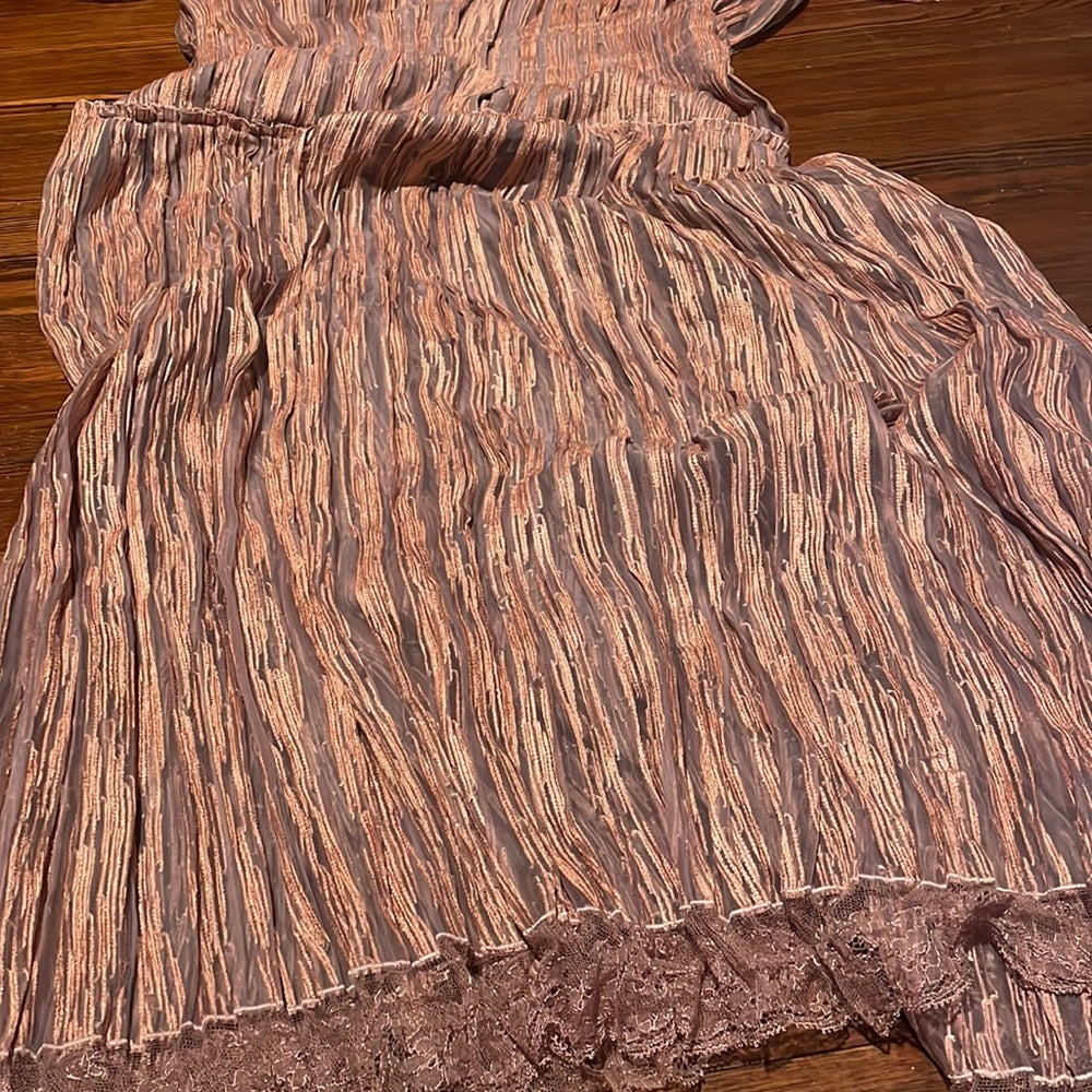 Bottega Veneta Women’s Pink and Sheer Dress Size 42 / 6-8