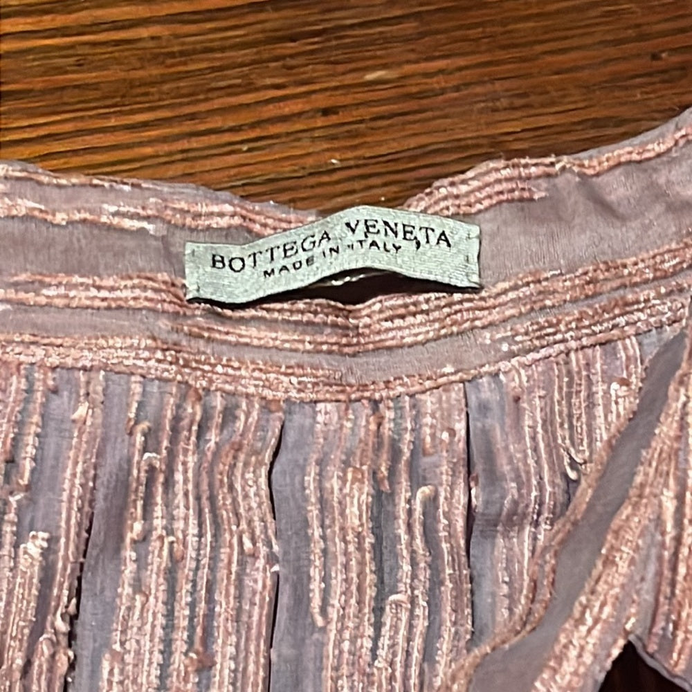 Bottega Veneta Women’s Pink and Sheer Dress Size 42 / 6-8