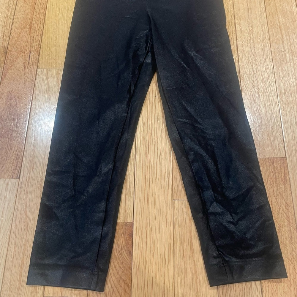 KORAL Black Metallic Short Leggings Size XS