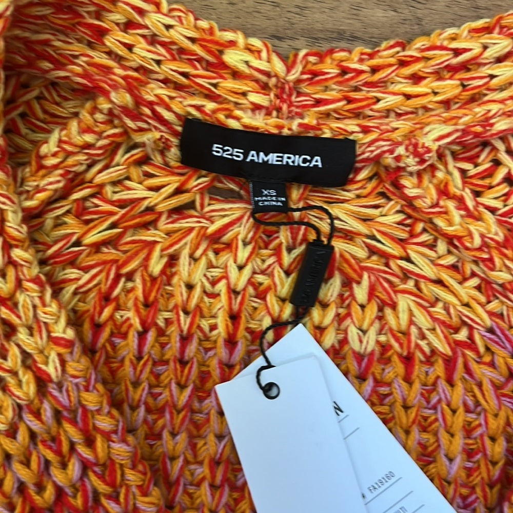 NWT 525 America Women’s Colorful Cardigan Size XS