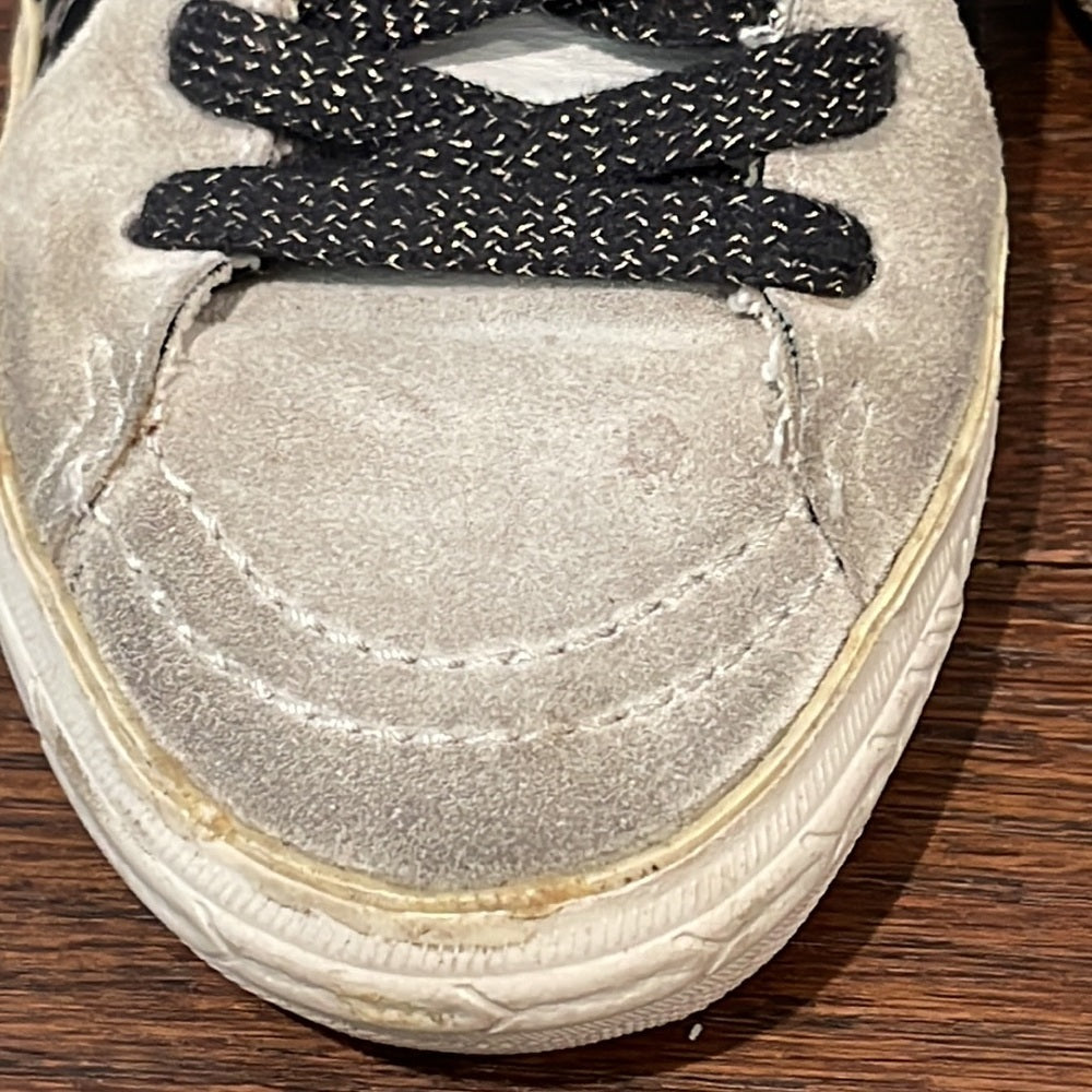 Golden Goose Women’s Grey Leopard High Tops Size 36/6
