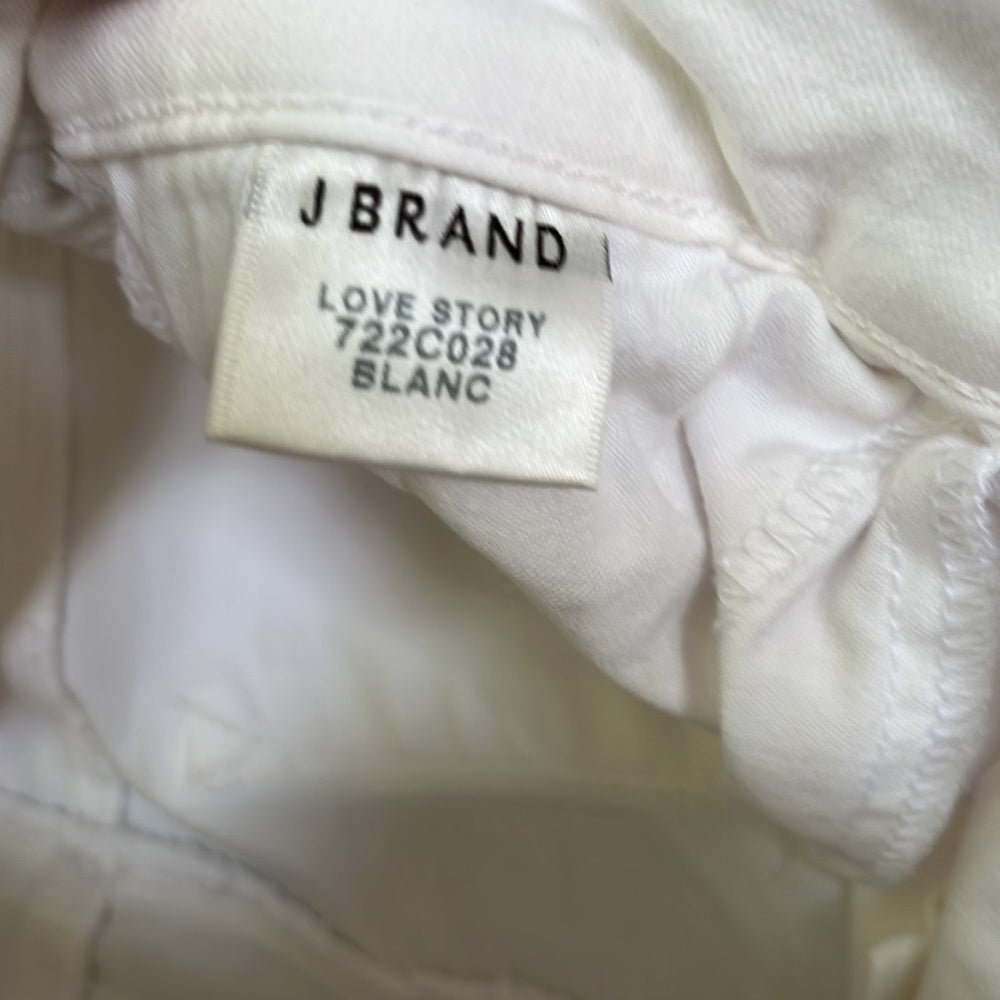 J Brand Women’s White Wide Leg Jeans Size 25