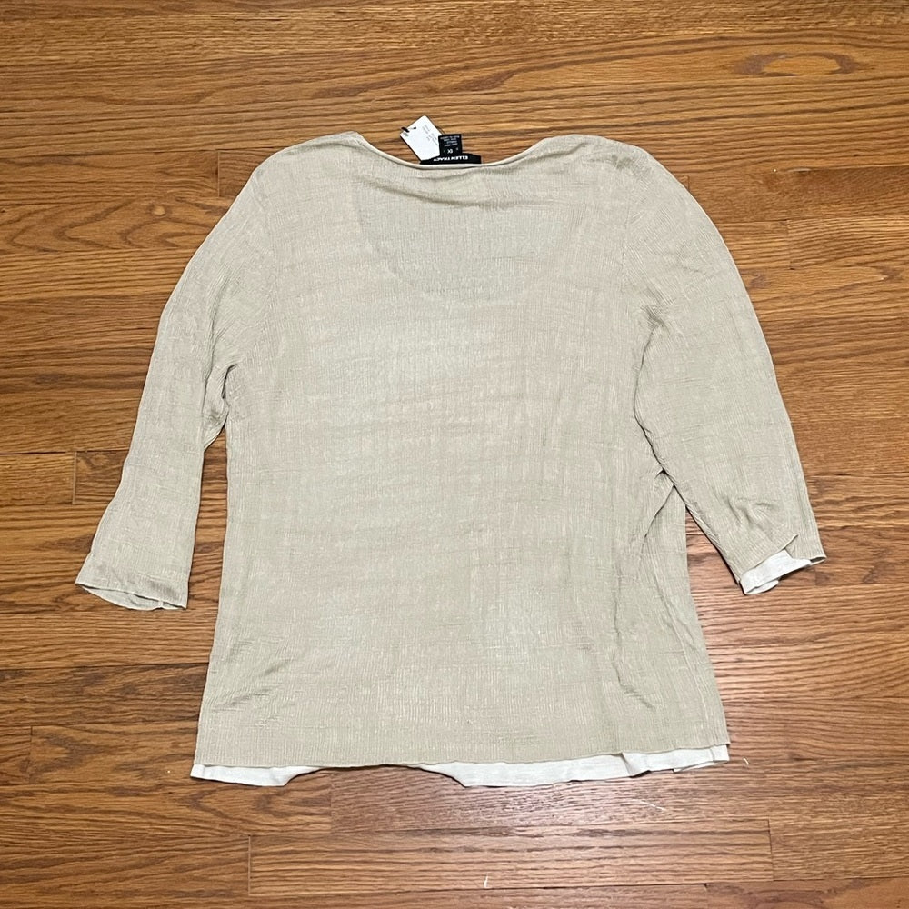 NWT Ellen Tracy Womens Top Size 1X