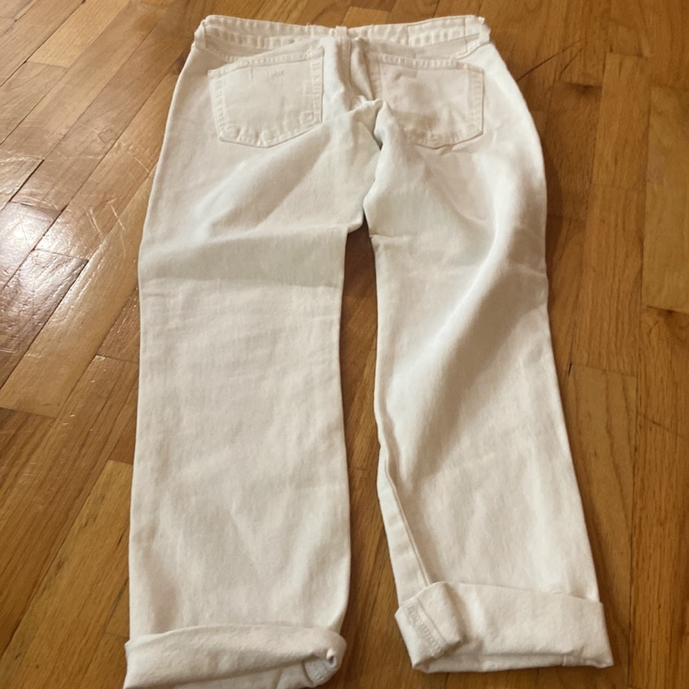 Women’s AMO jeans. White. Size 26