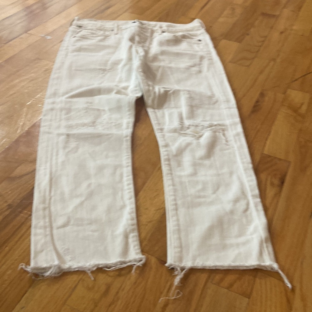 Women’s citizens of humanity jeans. White. Size 25