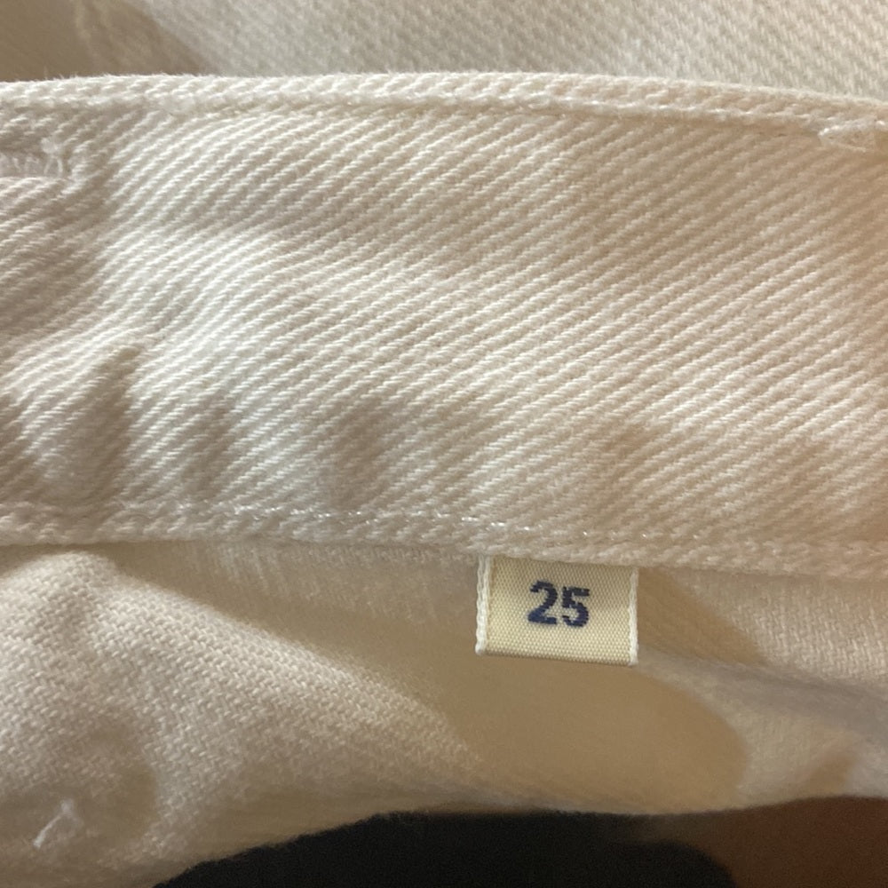 Women’s citizens of humanity jeans. White. Size 25