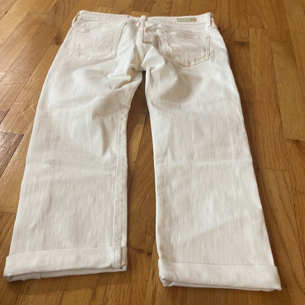Women’s AG jeans. White. Size 28