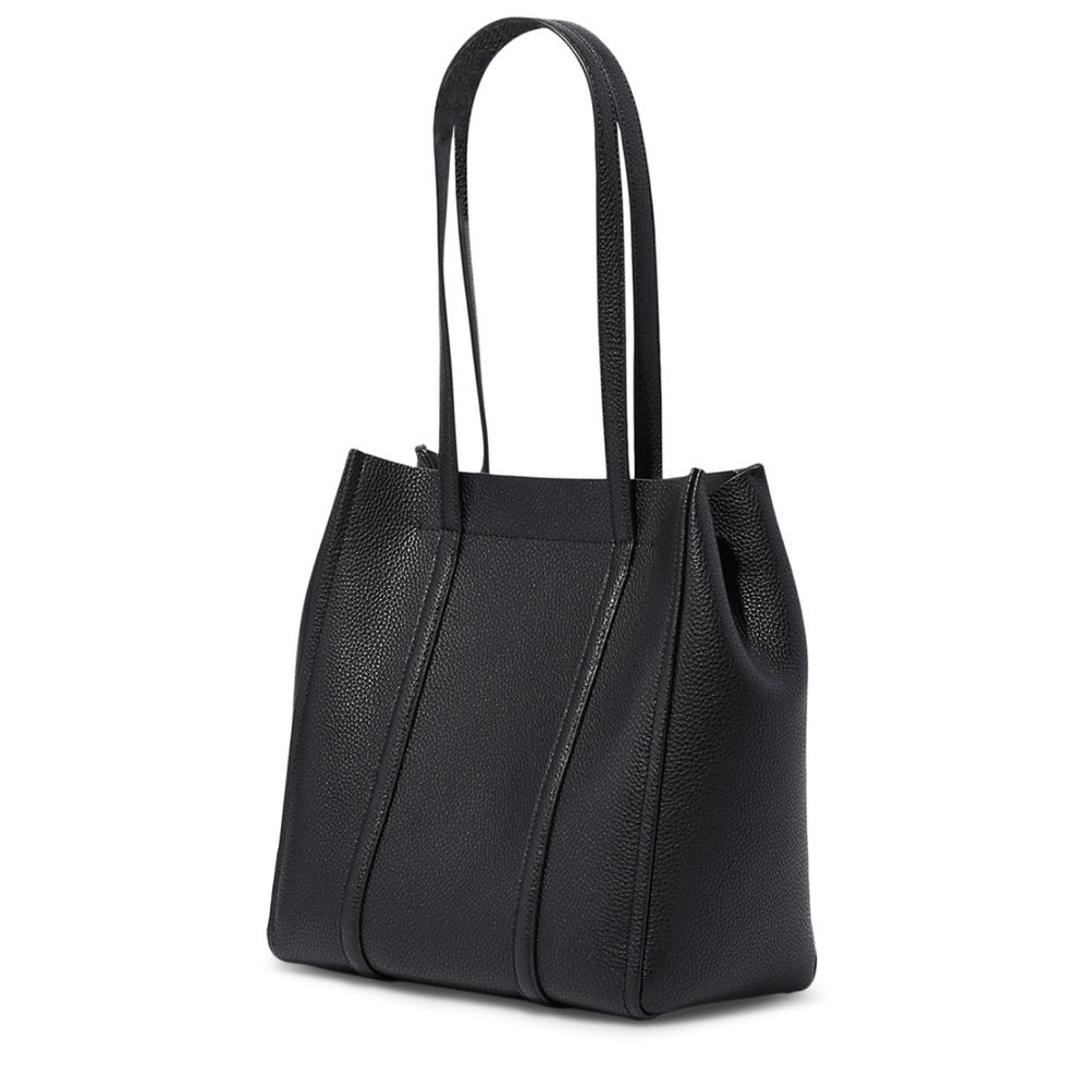 Marc Jacobs E-The Shopper Large Leather Black Tote