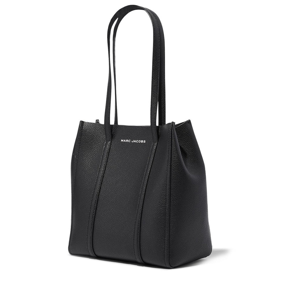 Marc Jacobs E-The Shopper Large Leather Black Tote
