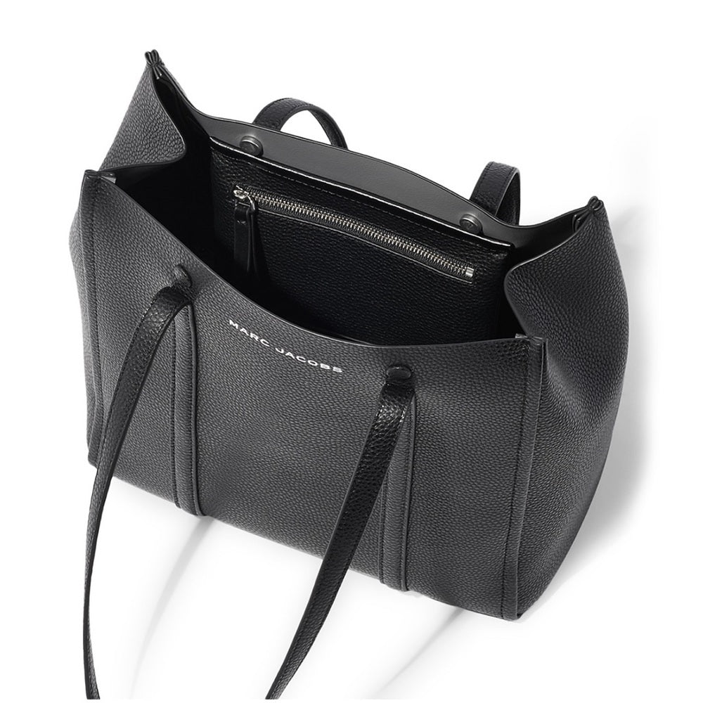 Marc Jacobs E-The Shopper Large Leather Black Tote