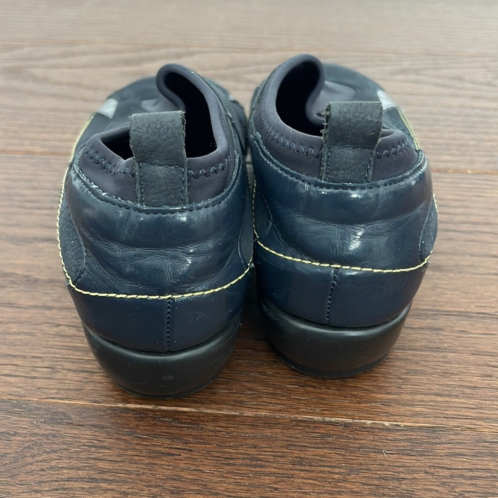 Farrell I Rossetti Black Wedge Pull On Sneaker Size 9