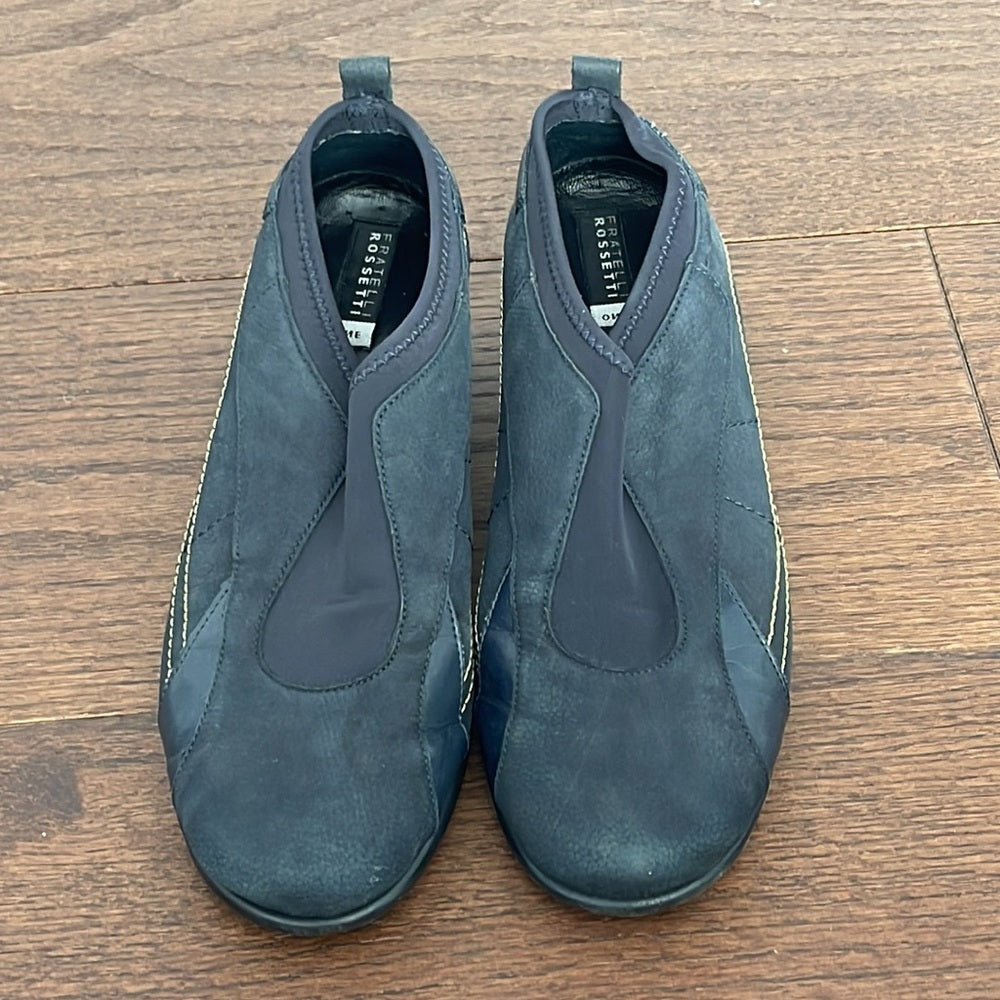 Farrell I Rossetti Black Wedge Pull On Sneaker Size 9