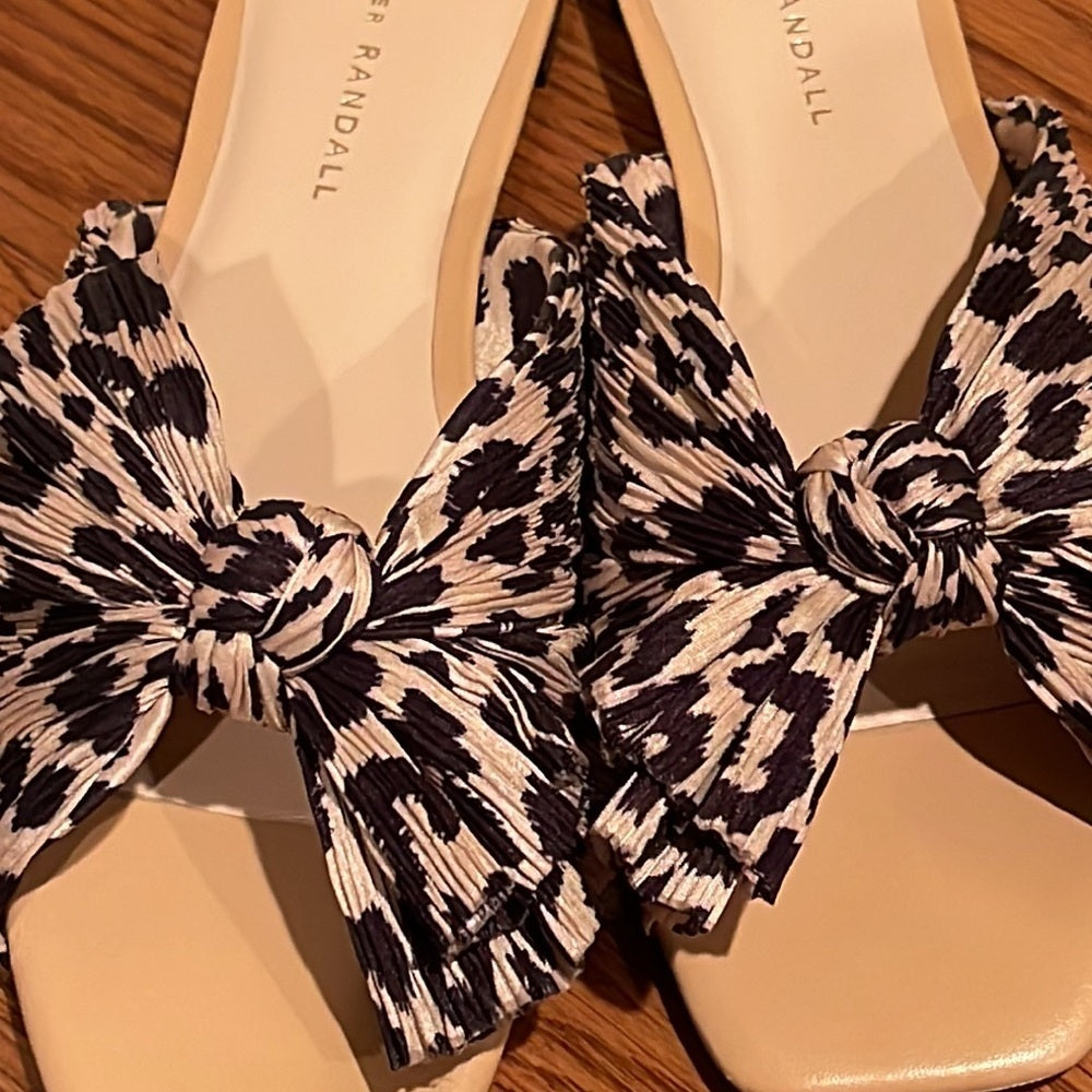 Loeffler Randall Women’s Daphne Leopard Flats Size 8.5