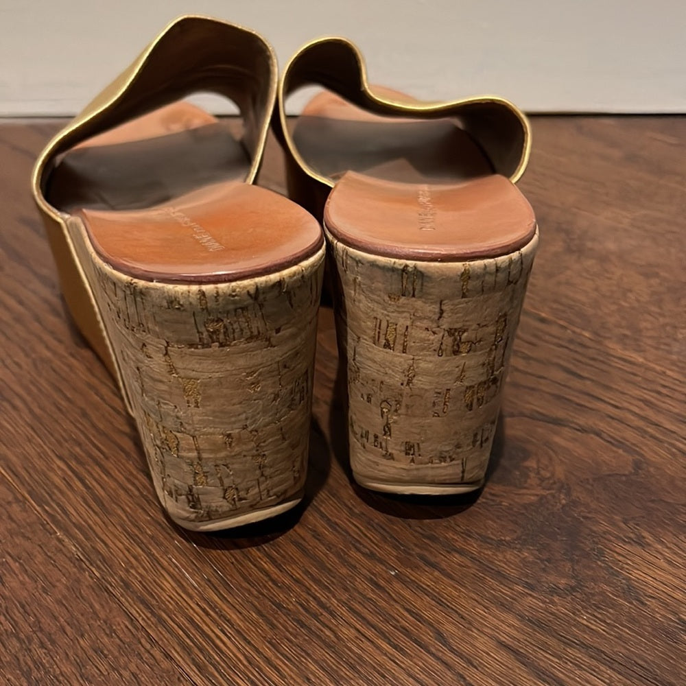 Diane Von Furstenberg Women’s Gold Wedges Size 7.5