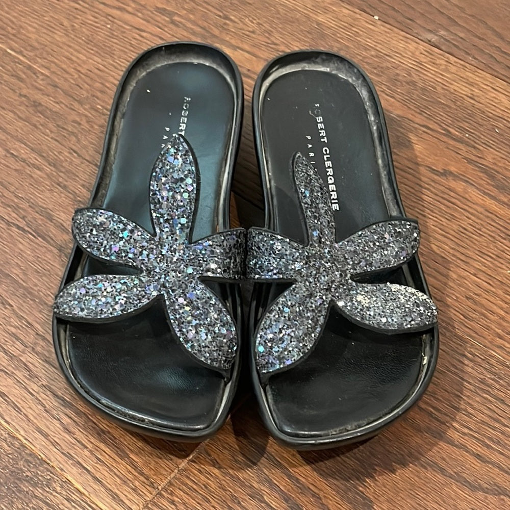 Robert Clergerie Black Sandals Size 8.5