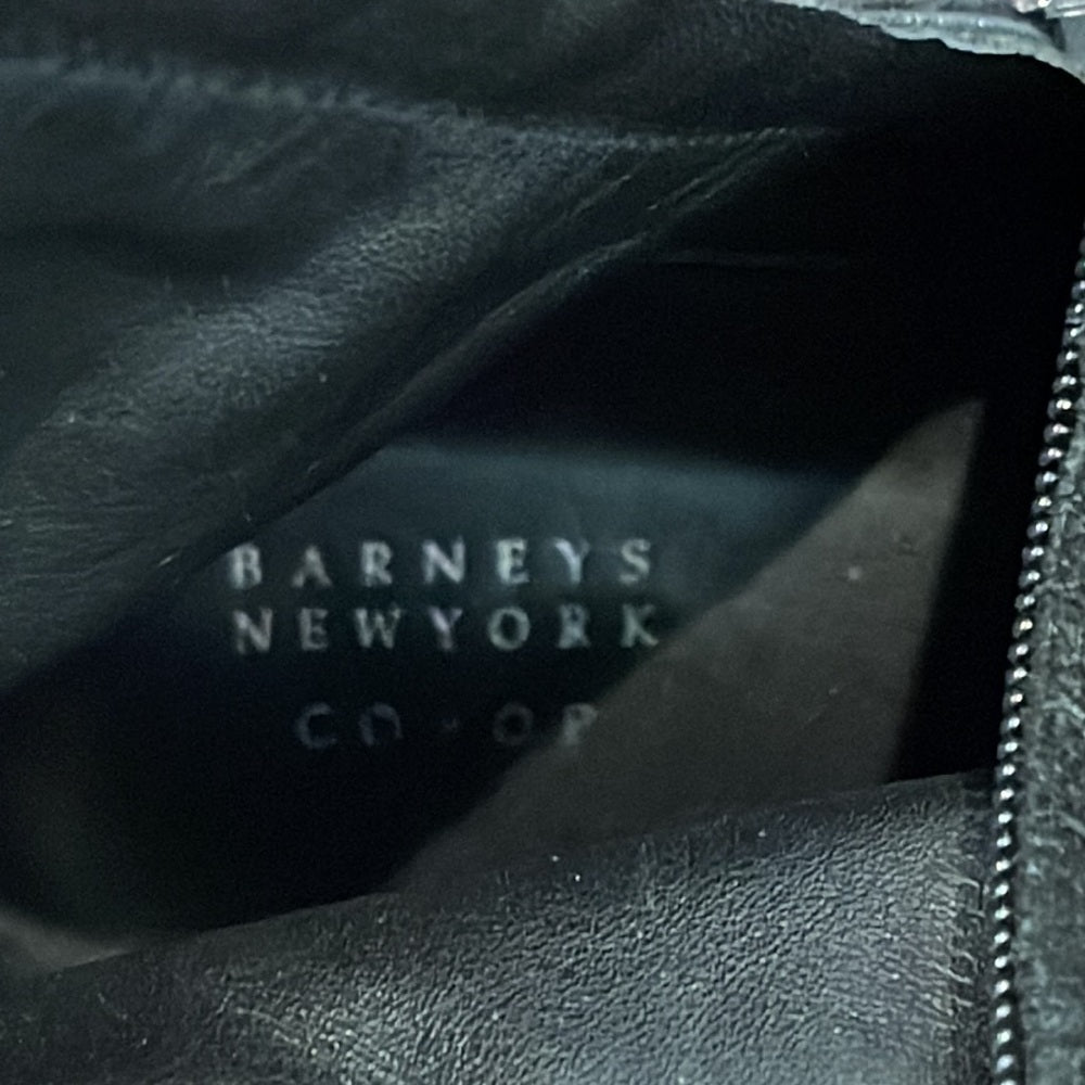 Barney’s New York Black Suede Booties Size 8.5