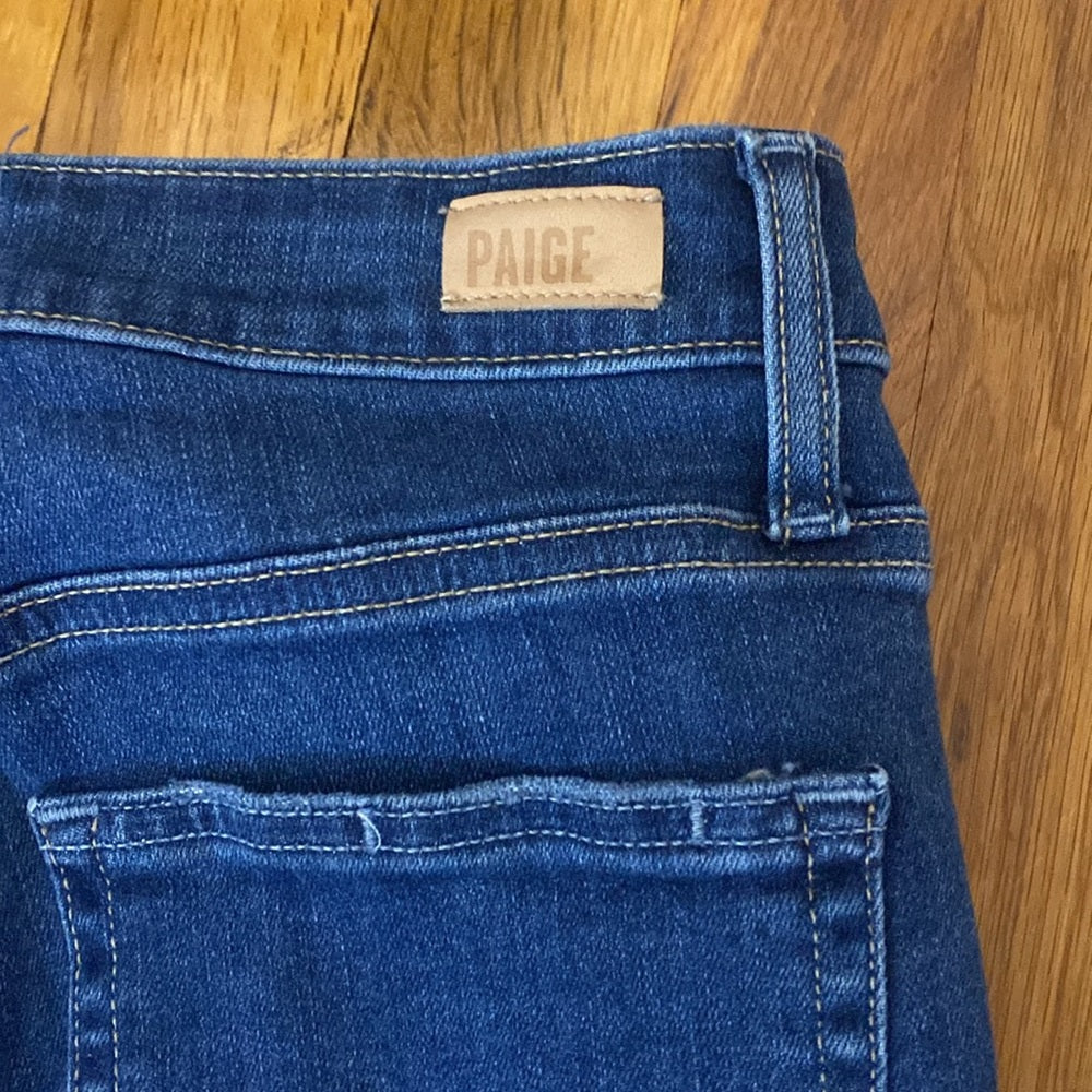 PAIGE Women’s Blue Margot Ankle Skinny Jeans Size 28