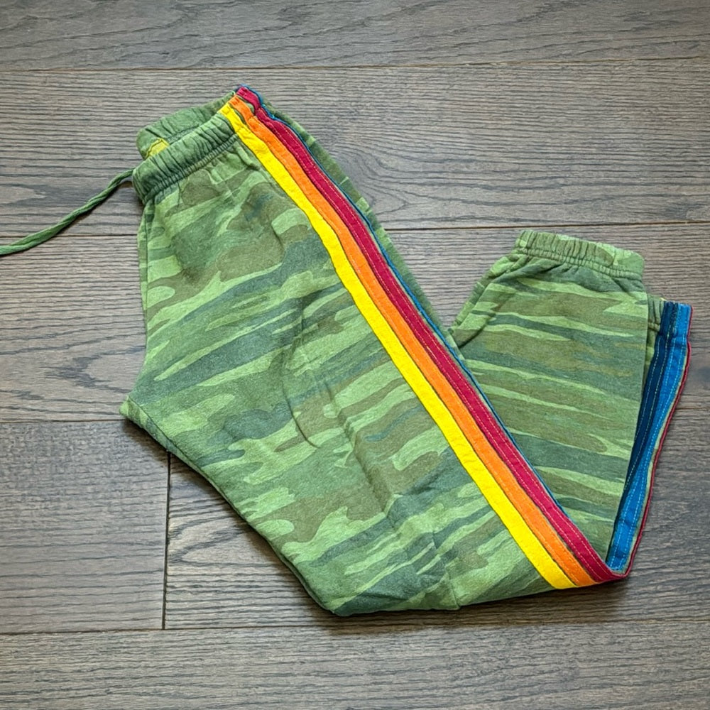 Aviator Nation Women’s Camo Green Sweatpants Size Medium