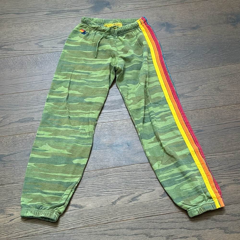 Aviator Nation Women’s Camo Green Sweatpants Size Medium